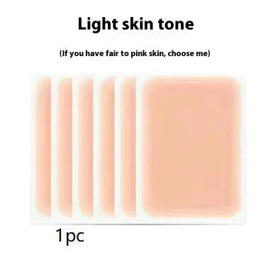 Tattoo cover patch for birthmark and tattoo concealment in six skin tone colours