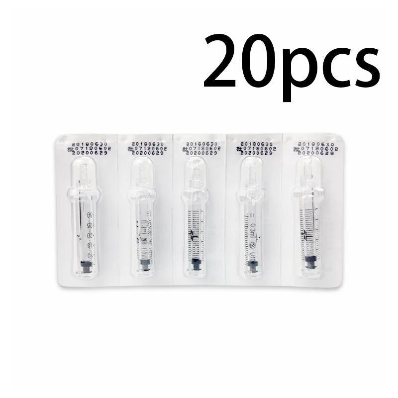 Black needle-free hyaluronic acid pen 16.5cm x 3cm with 0.01ml resolution for mesotherapy skin hydration
