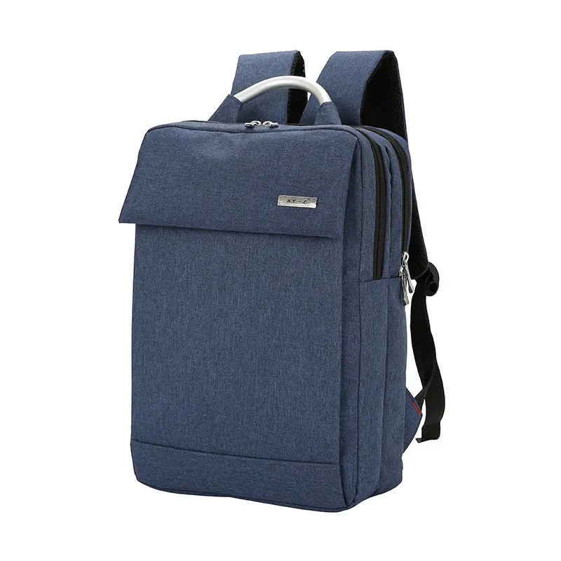 Nylon double shoulder bag for 15-inch notebook in black colour