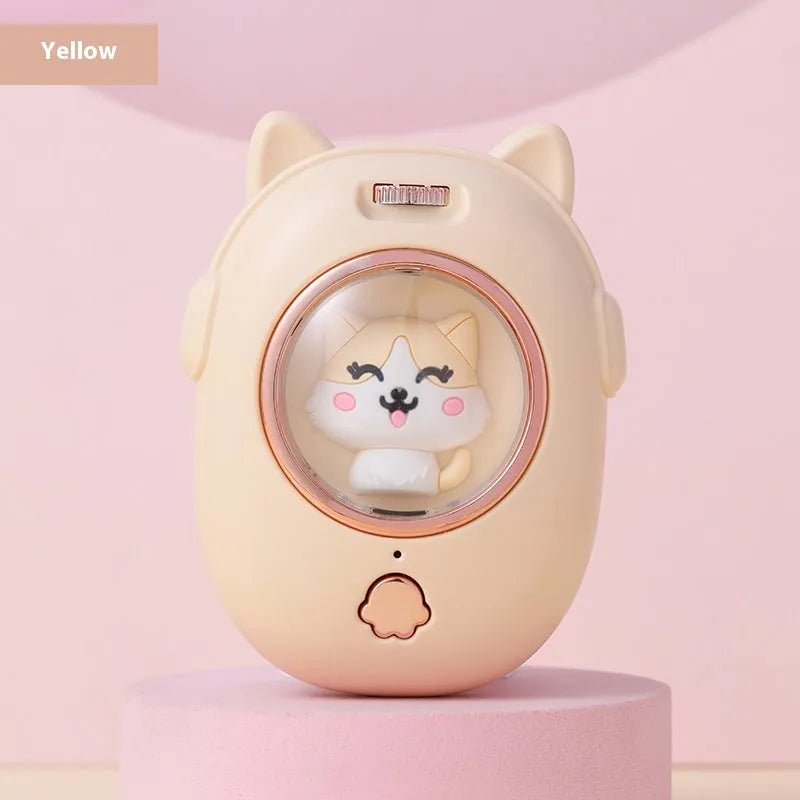 Pink and yellow pet comb laser grooming brush for cats and dogs