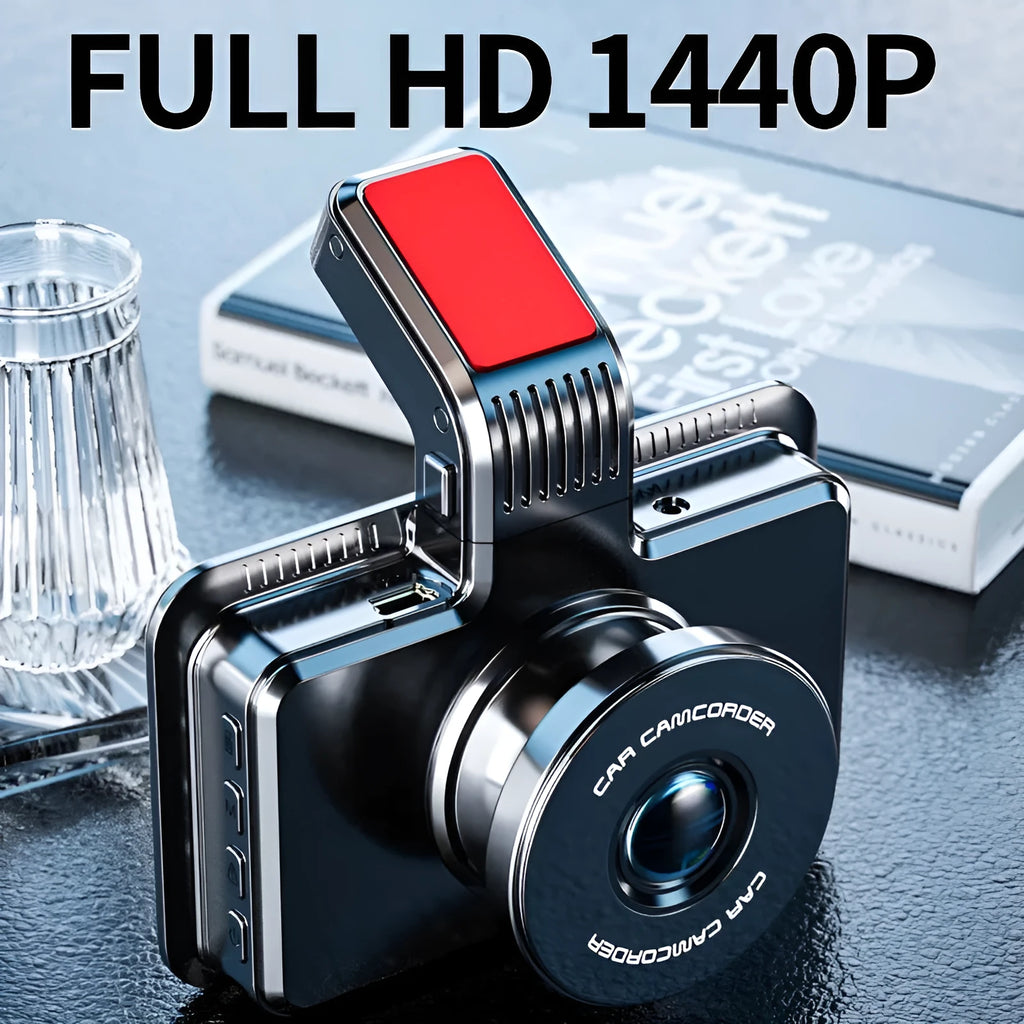 3-inch screen car DVR dash camera with dual lens system for front and back recording