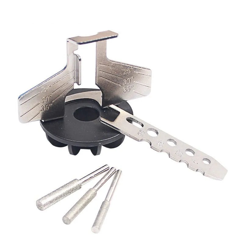 Silver metal mini electric chain grinding machine for band saw blade sharpening