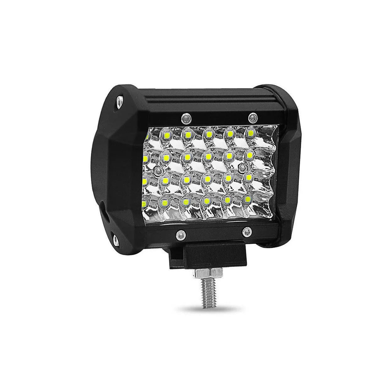 Black aluminium alloy LED strip lights with four rows of LED beads for vehicle modification