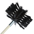 600mm long flexible dryer vent cleaning brush with nylon bristles on a bendable rod.