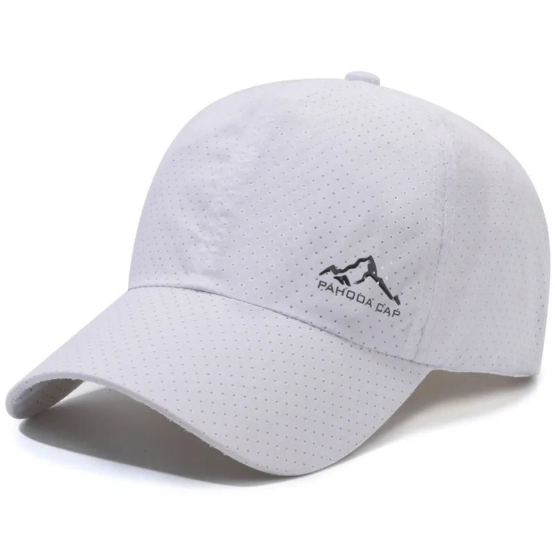 Korean style summer baseball cap in army green with adjustable strap and dome crown.