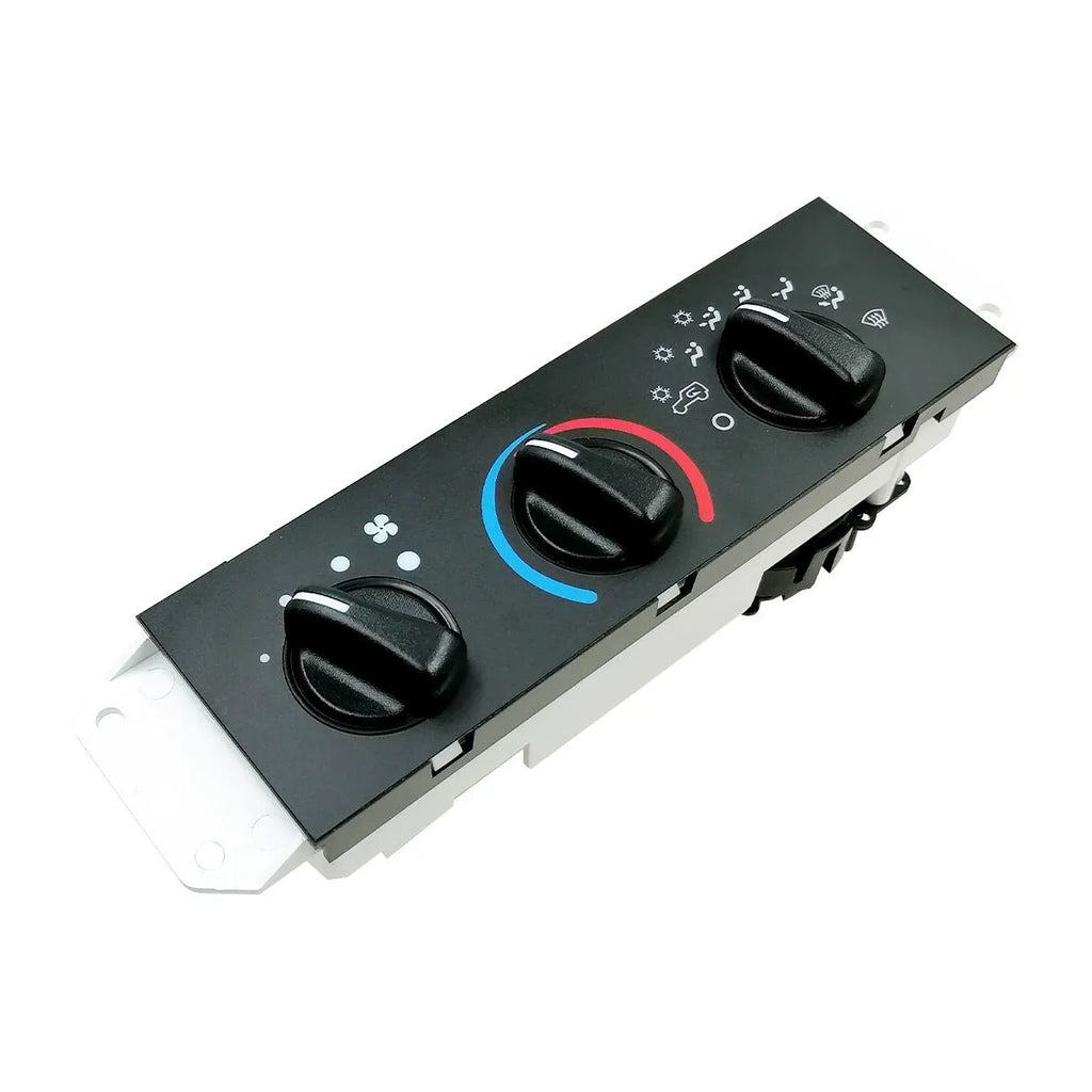Black automotive air conditioning control panel for Jeep Wrangler 2005-2006 vehicles with OE number 55056558AA