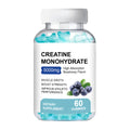 Container of creatine monohydrate gummies dietary supplement with 60 pieces
