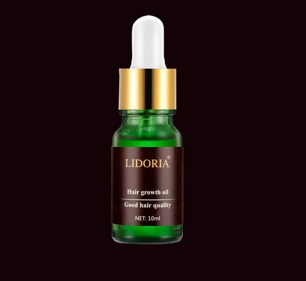 Polygonum multiflorum ginger hair oil in a 10ml bottle for scalp treatment