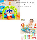 Silicone DIY puzzle tower soft building blocks, mini 4-13cm pieces, random colours, educational grasping toy