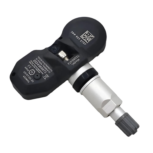 Black electronic tyre pressure monitor display unit for Audi vehicles