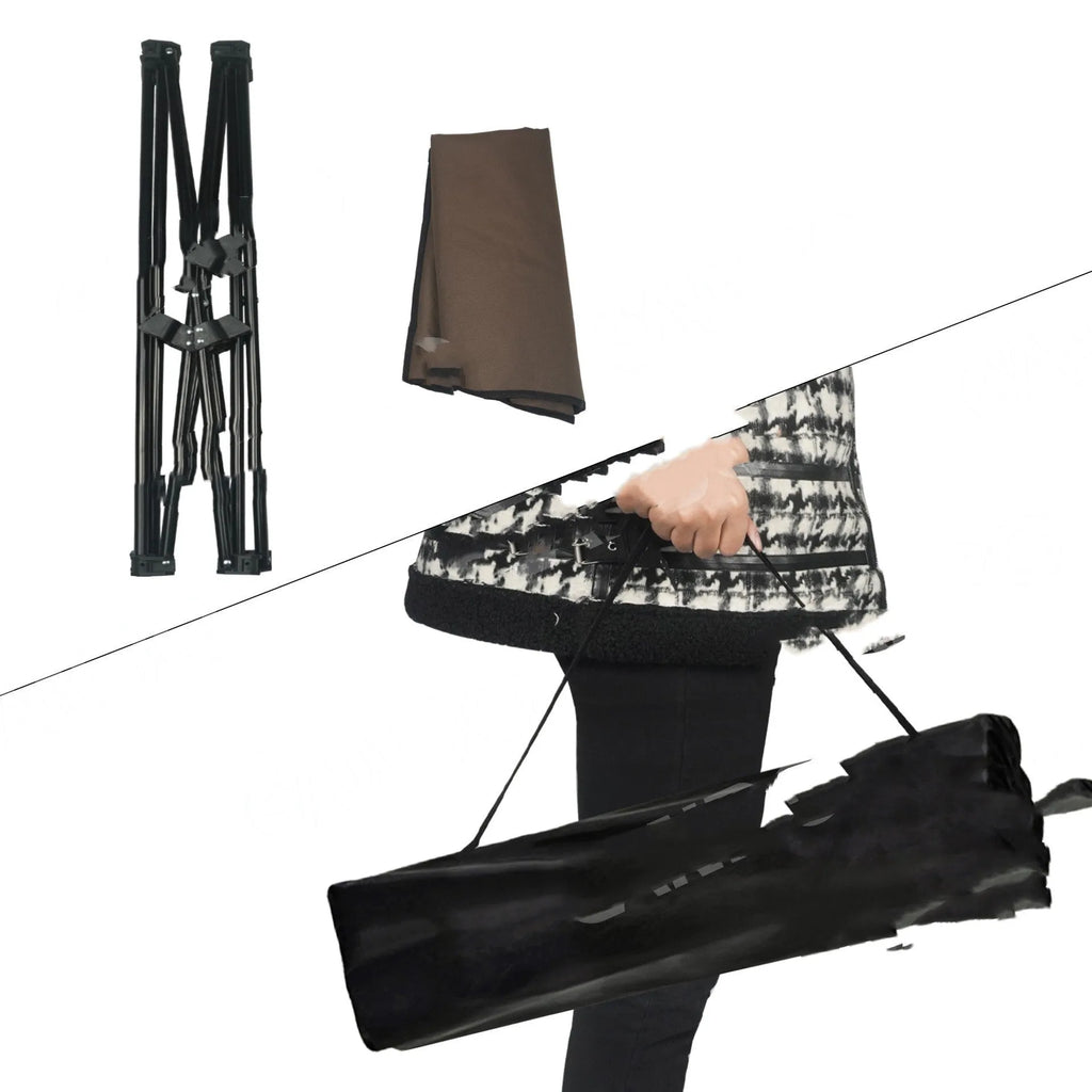 Oxford cloth pet nest with iron pipe frame in brown, black or cool grey, medium or large size