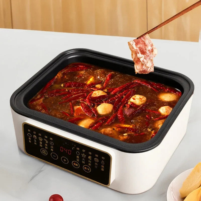 28L stainless steel electric steamer appliance with automatic measuring function for household cooking