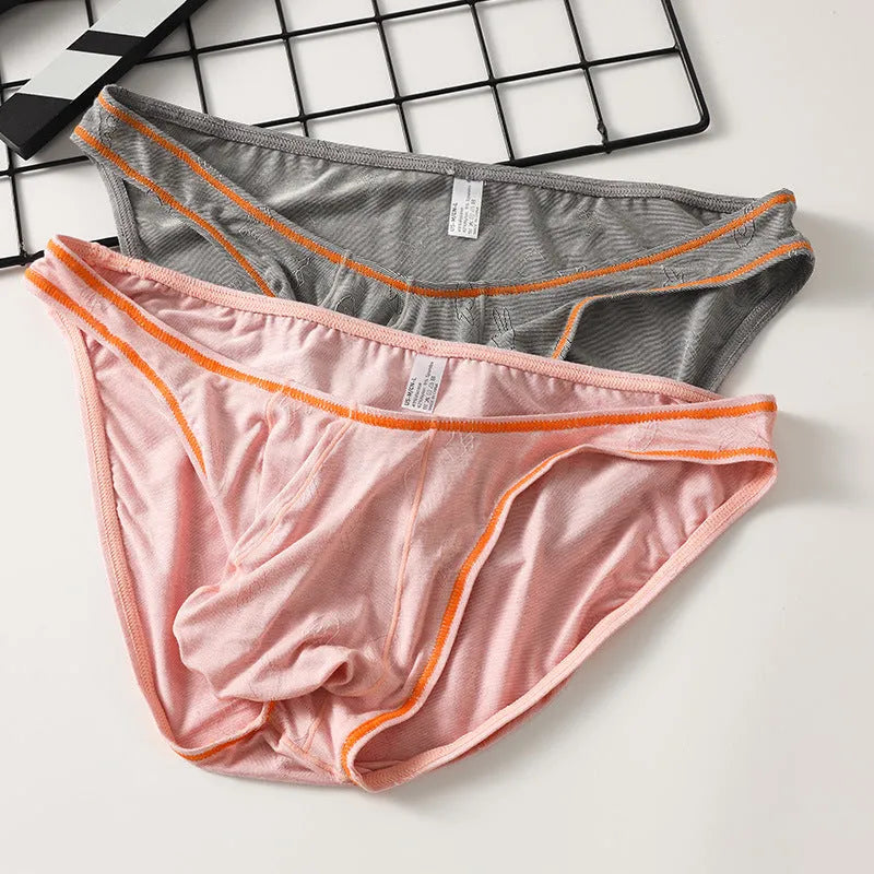 Men's modal fabric underwear with butt-lift design in multiple colour options