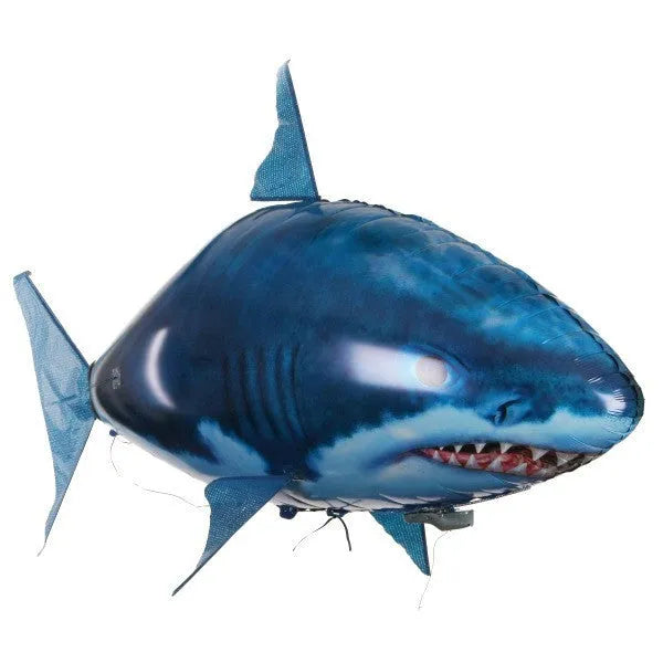 Remote control shark inflatable balloon with helium floating and infrared controller