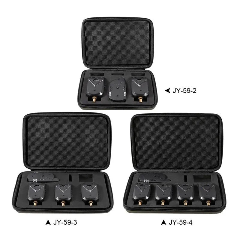 Wireless fishing electronic alarm with ABS housing for carp and coarse fishing