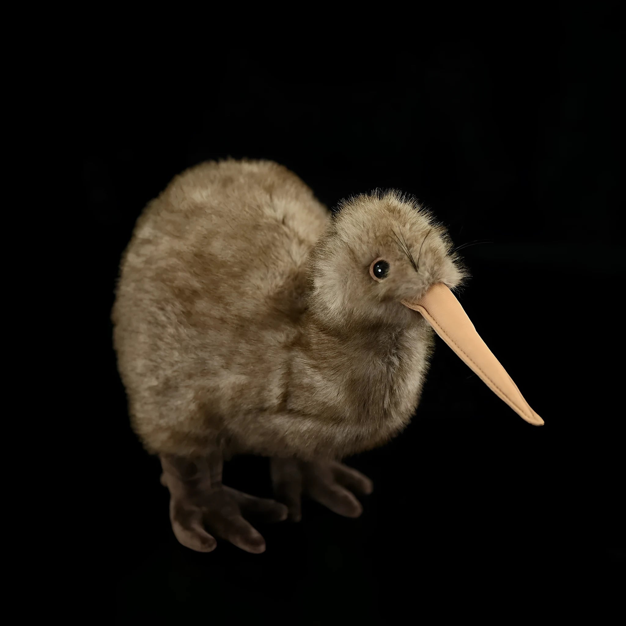 Kiwi plush toy, 25cm tall, chemical fibre, with iron wire frame, New Zealand bird design
