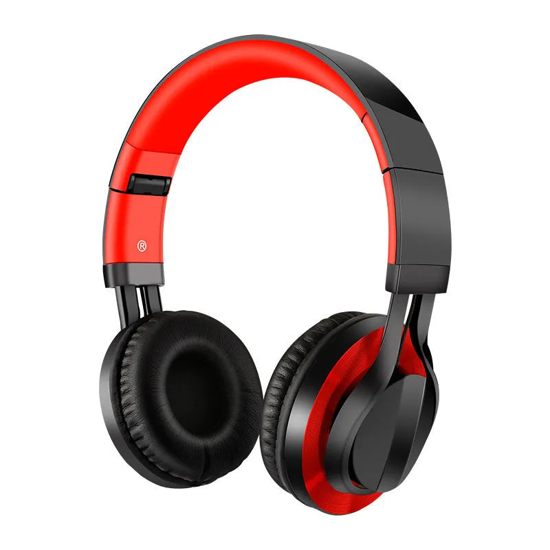 Black wired head-mounted karaoke headphones with microphone and 3.5mm plug on a white background