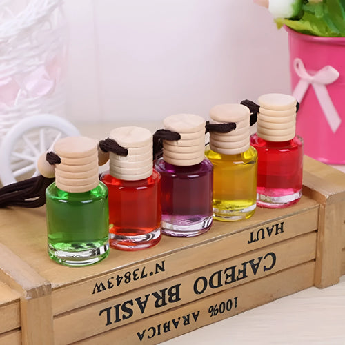 Car air freshener glass bottle hanging ornament in 55g net content