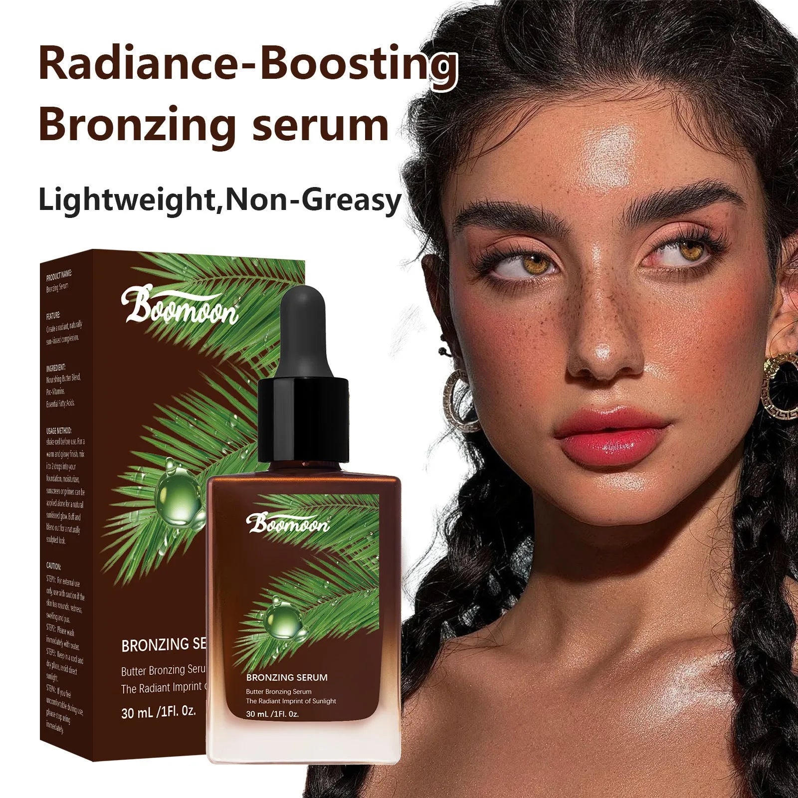 Bronze Black Care Solution 30ml bottle for coloured circle contact lenses measuring 101mm by 45.3mm