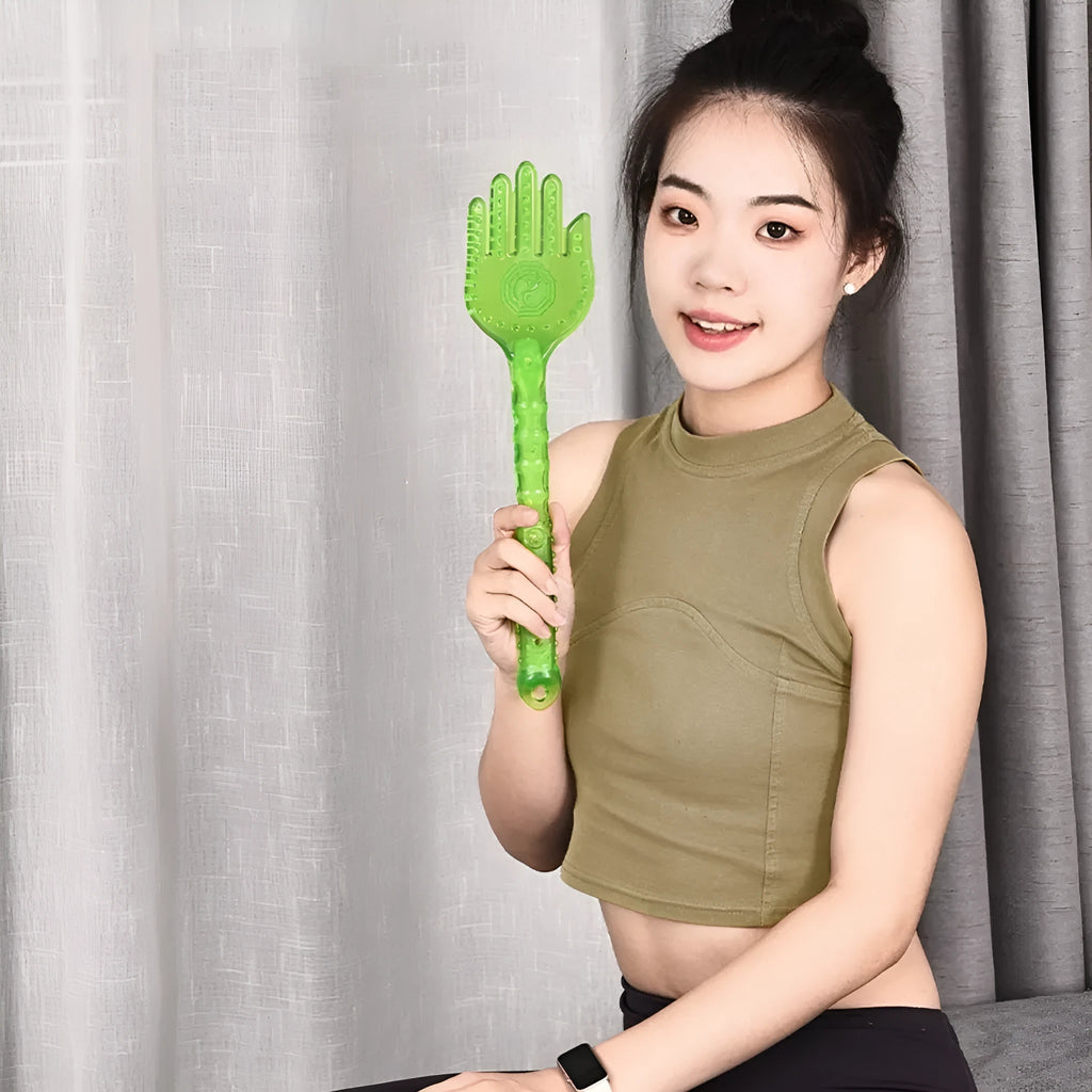 Gossip Meridian Bat Stall Qianlong Massager plastic skin scraping board green orange