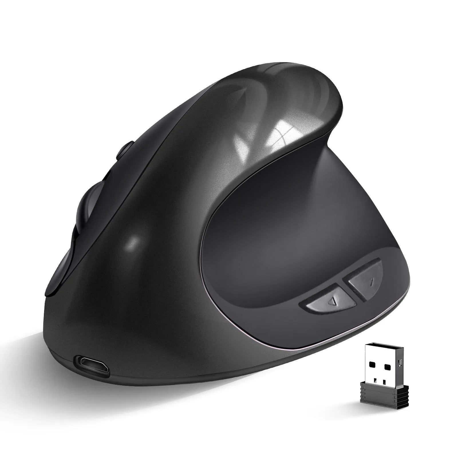 Vertical ergonomic mouse in multiple colours with USB connector