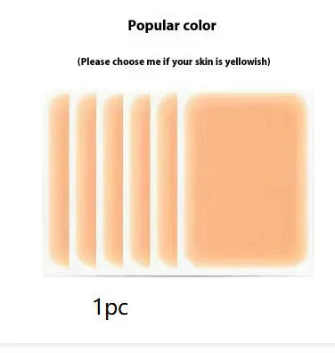 Tattoo cover patch for birthmark and tattoo concealment in six skin tone colours