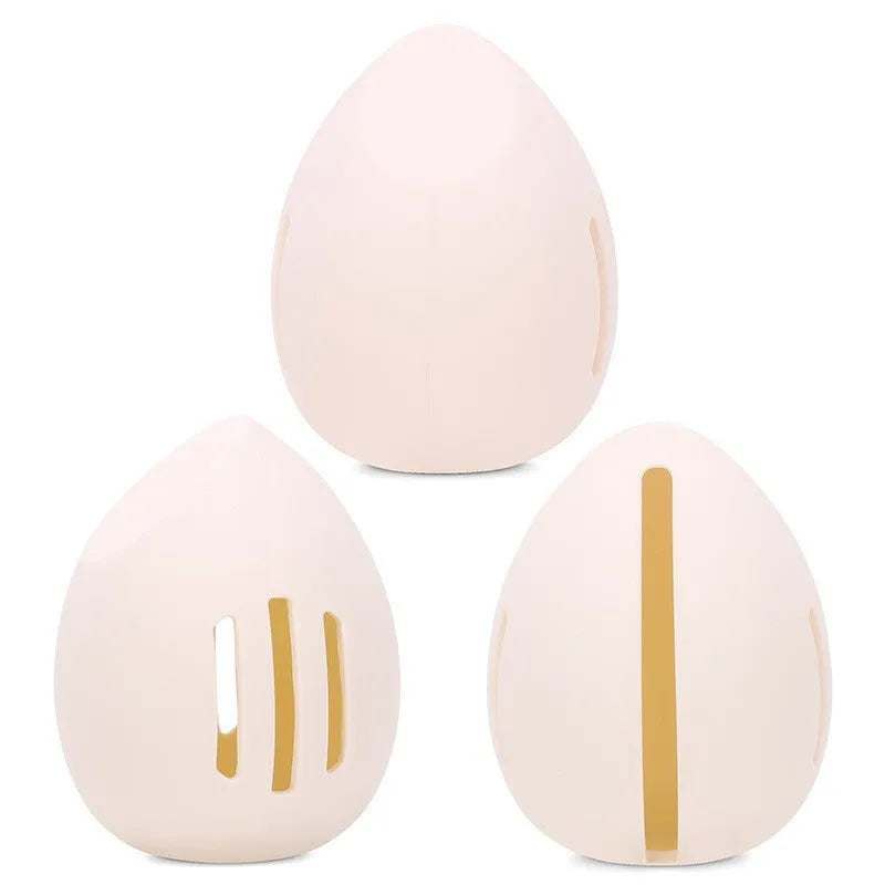 Fashion Beauty portable silicone storage bag in khaki for travel makeup organisation
