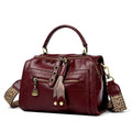 Gray one-shoulder crossbody bag for women with sandwich pockets and retro simple style