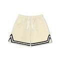 Men's loose-fit polyester summer shorts in multiple colours on a neutral background.