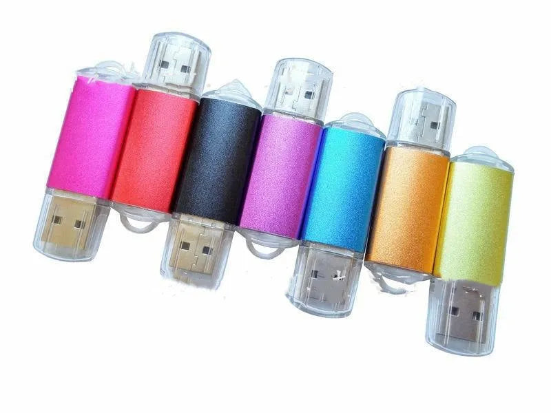 USB software encryption dongle with metal shell in multiple colours including black, blue, gold, green, purple, red, and rose red.