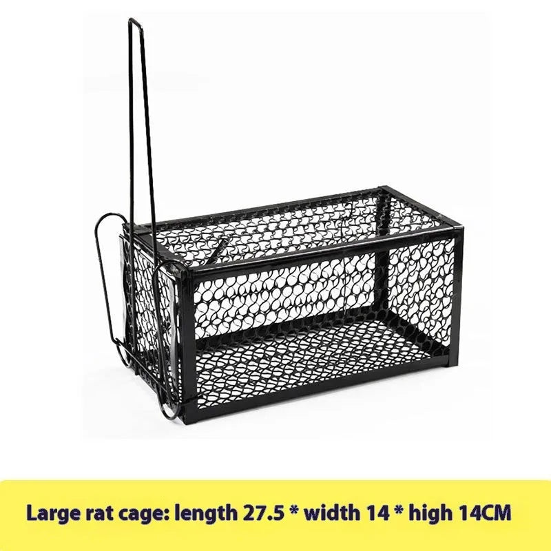Automatic mouse trap cage for indoor rodent control in three sizes