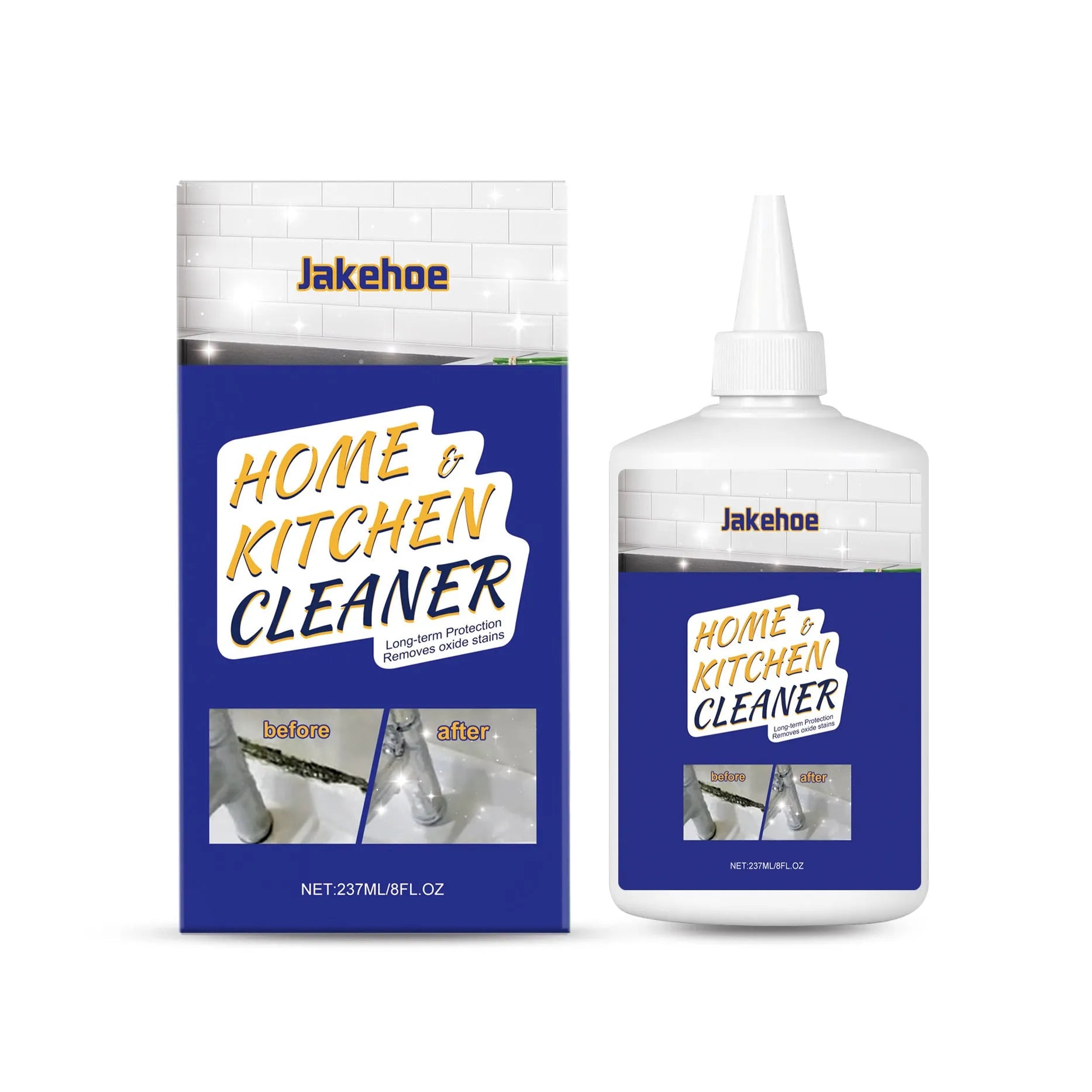 237ml decontamination gel bottle with sodium hypochlorite formula for kitchen and bathroom cleaning