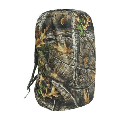 A backpack rain cover made from waterproof PU material, shown in army green, suitable for 80 litre packs.