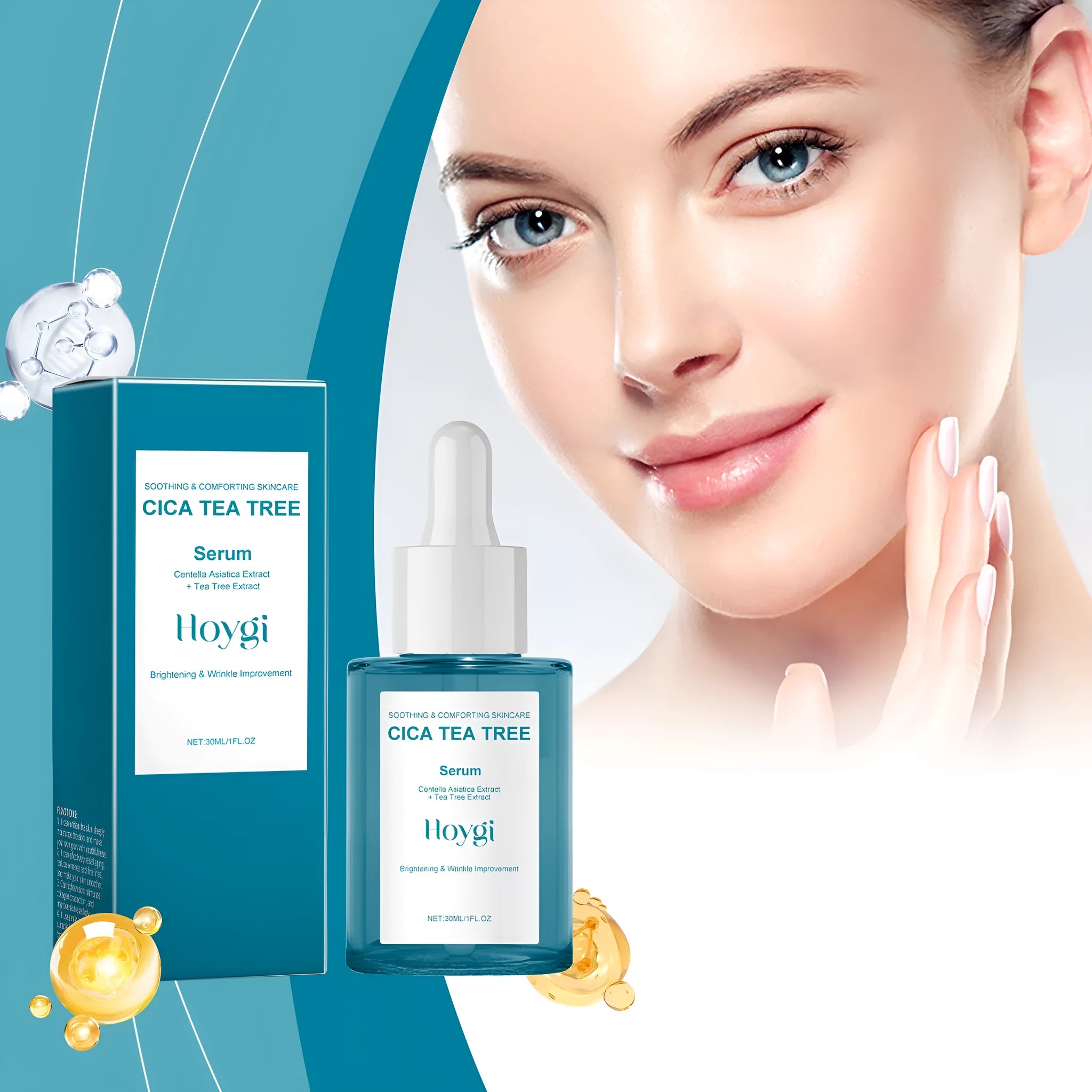 30ml bottle of Centella Asiatica Firming Care Solution, a hydrating and moisturising nursing treatment for facial skincare