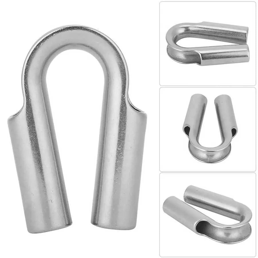 Stainless steel chicken heart shaped sleeve ring for tubular connections.