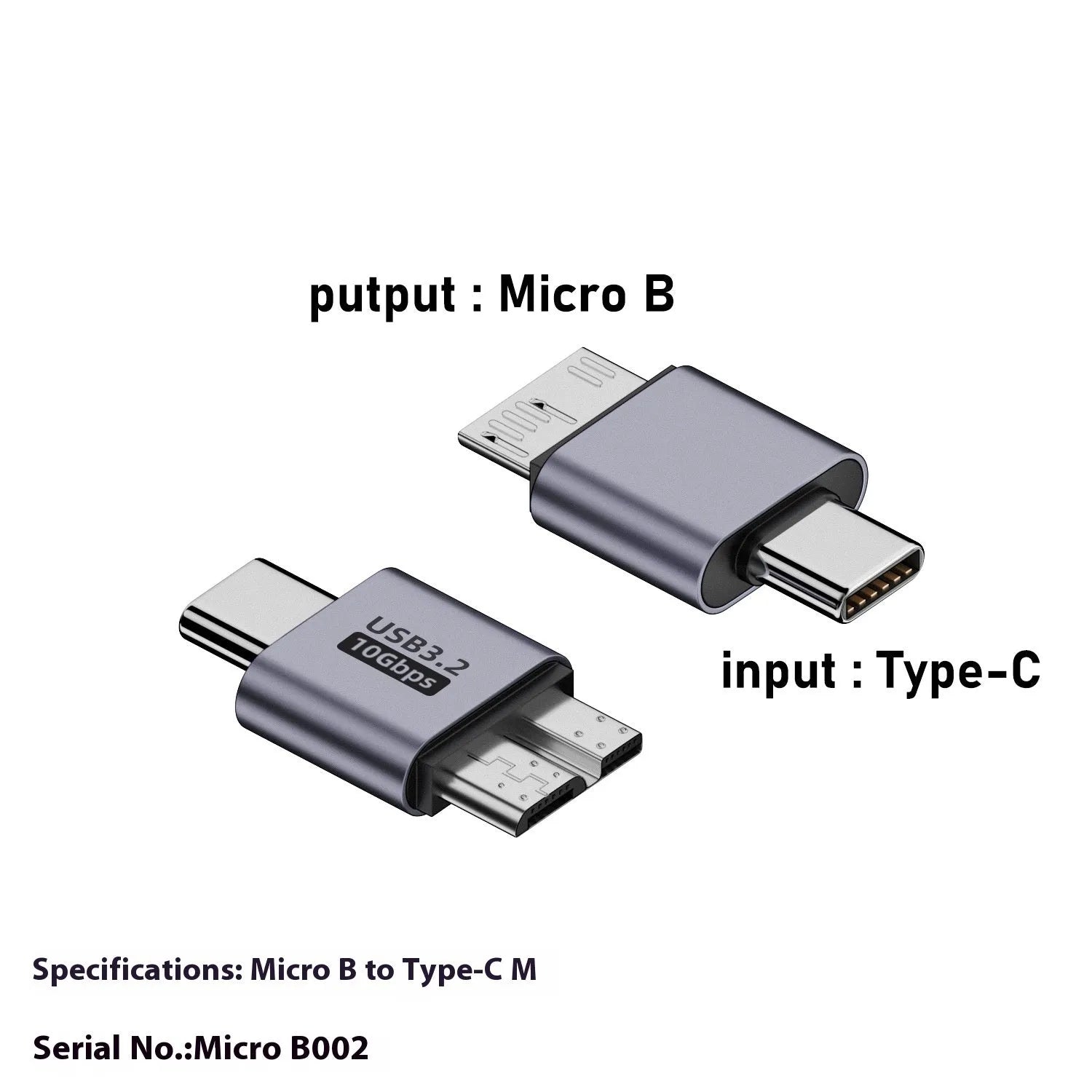 Close-up of a Micro USB to USB-C and USB-A adapter cable set for charging and data transfer.