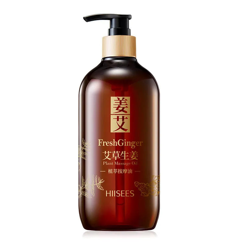 Bottle of massage essential oil 500ml for whole body and meridian scraping use