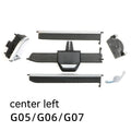 Black plastic front centre air vent replacement part for BMW X5 X6 X7 dashboard