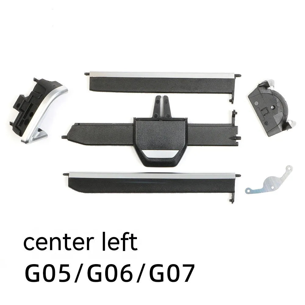 Black plastic front centre air vent replacement part for BMW X5 X6 X7 dashboard