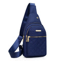 Oxford cloth crossbody chest bag with breathable design available in multiple colour styles