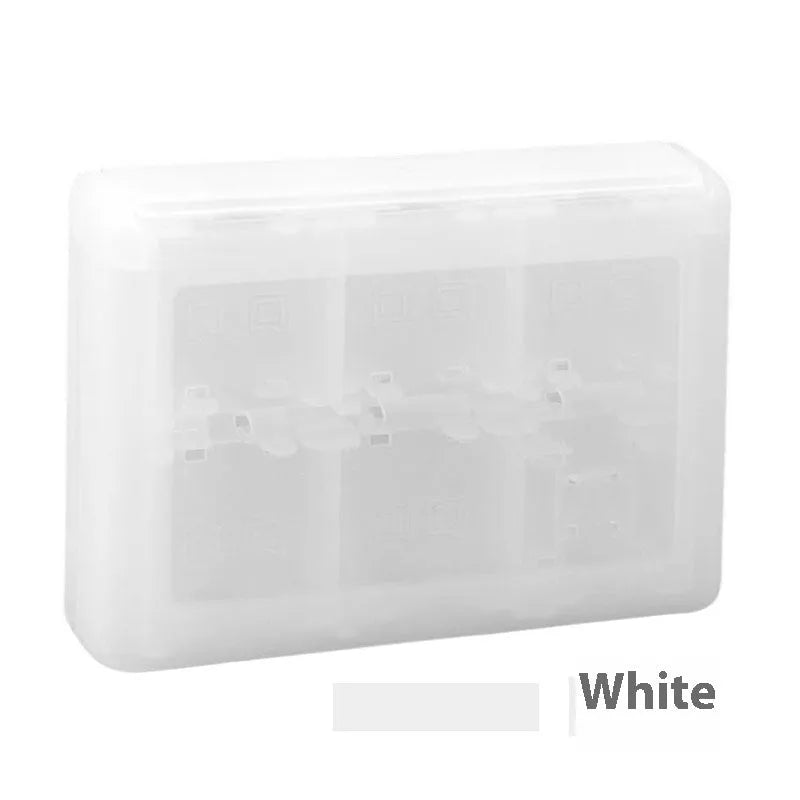 NDS 3DS game card storage box with 24 slots in black PP plastic
