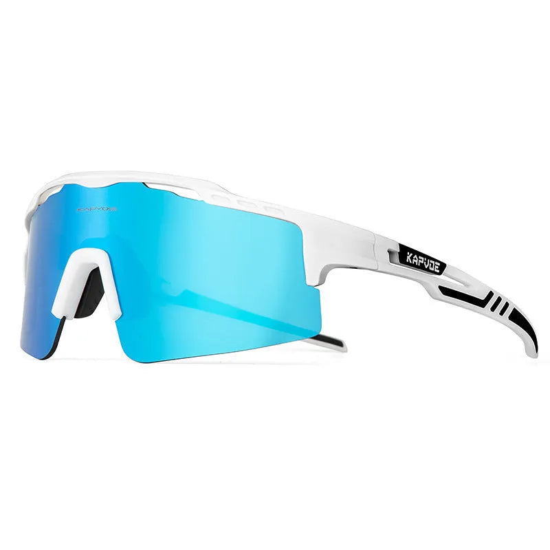 Polarized HD bicycle glasses with TR90 frame and full rim design in colourful lens set