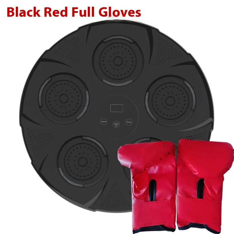 Smart wall-mounted boxing trainer fight sandbag with ABS construction and blue light variant on display