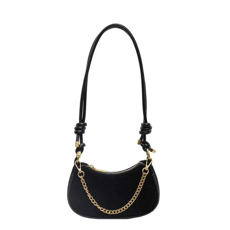 Minority frosted square PU crossbody shoulder bag in brown with single strap and sewing line detail