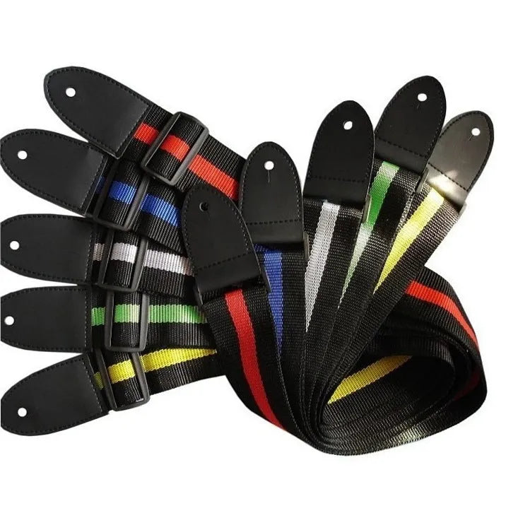 Universal woven crossbody instrument strap with quick-release clips, adjustable from 76cm to 137cm length.