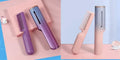 Wireless charging USB negative ion hair straightening comb with tourmaline ceramic heat conductor, 3D gradient green colour