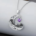 925 silver bat pendant on O-shaped chain with adjustable gothic Halloween style