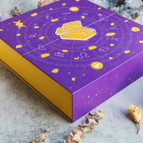 Large Halloween gift box paper countdown container for presents and decorations
