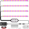 LED grow light with red blue and yellow full spectrum 216 beads aluminium shell remote control 410mm length