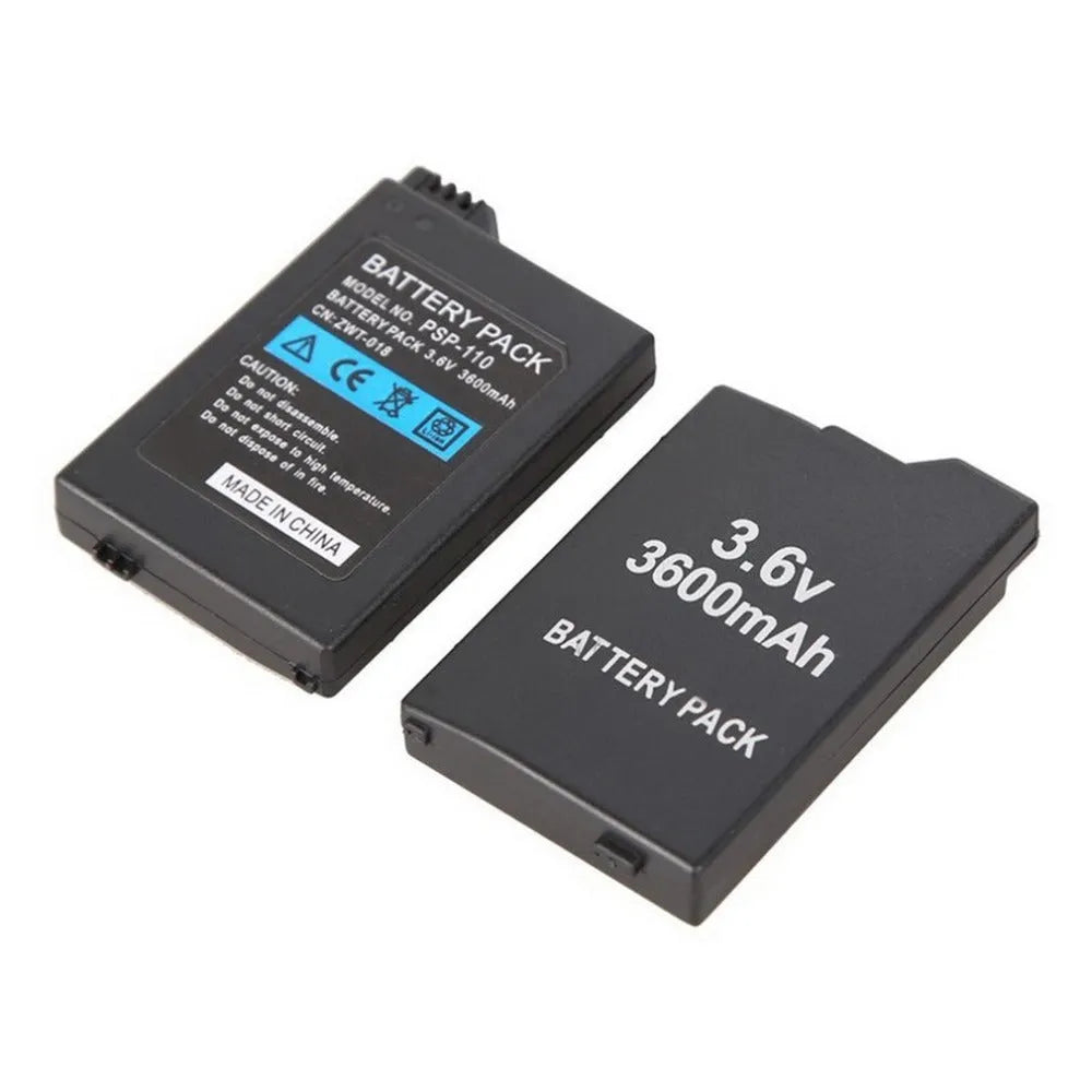 PSP2400 battery for PSP2000 and PSP3000 consoles, compact 8cm x 5cm x 2cm size